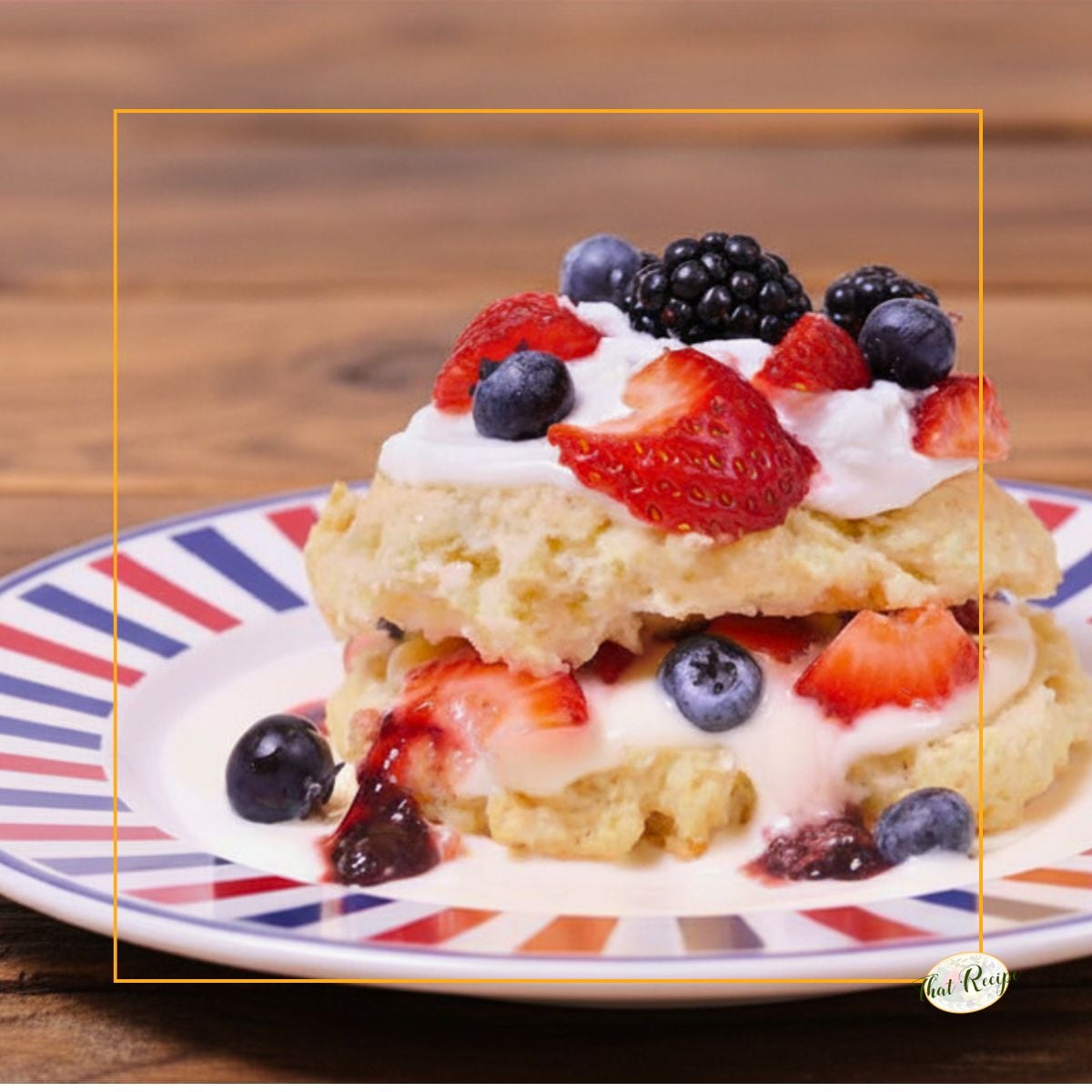 Berry Shortcake recipe that's easy enough for kids to make on their own, but delicious enough for everyone to enjoy. Patriotic dessert.