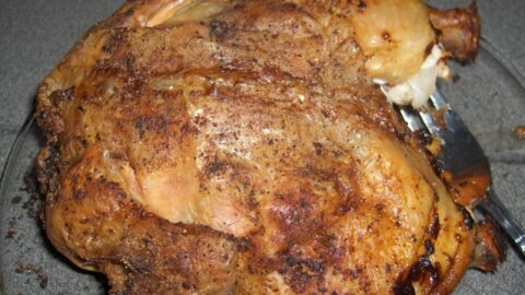 Have you ever tried beer can chicken? If not, you should! It's moist and delicious and oh so easy to make! This recipe includes a tasty spice rub that really takes it to the next level.
