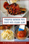 Savor the sweet and smoky harmony of pineapple barbeque chops paired with creamy colada slaw made with coconut chips and macadamia nuts. This dish brings people together and turns any meal into a mini celebration. #bbq #porkchop #pineapplesauce #pineapplebarbecue #PineappleBarbequeChops #ColadaSlaw #BBQlovers #SummerGrilling #TropicalFlavors