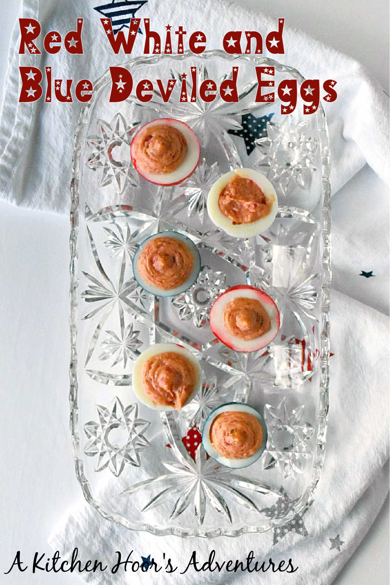 Wow the crowd with Red White & Blue Deviled Eggs, featuring a uniquely tangy roasted beet filling that sets these apart from the rest. Perfect for any patriotic celebration or family event. #deviledeggs #coloredeggs #patrioticfood #RWBDeviledEggs #PatrioticEats #SummerBBQRecipes #FourthofJulyFoods #FoodieFaves #FourthOfJulyFoodies #DeviledEggHeaven #AmericanTable #USAFeast