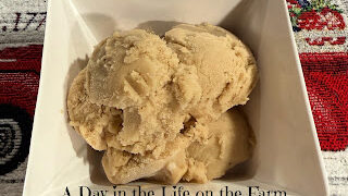 Creamy and delicious, made with only bananas and peanut butter, and perhaps a little milk if needed for consistency.
