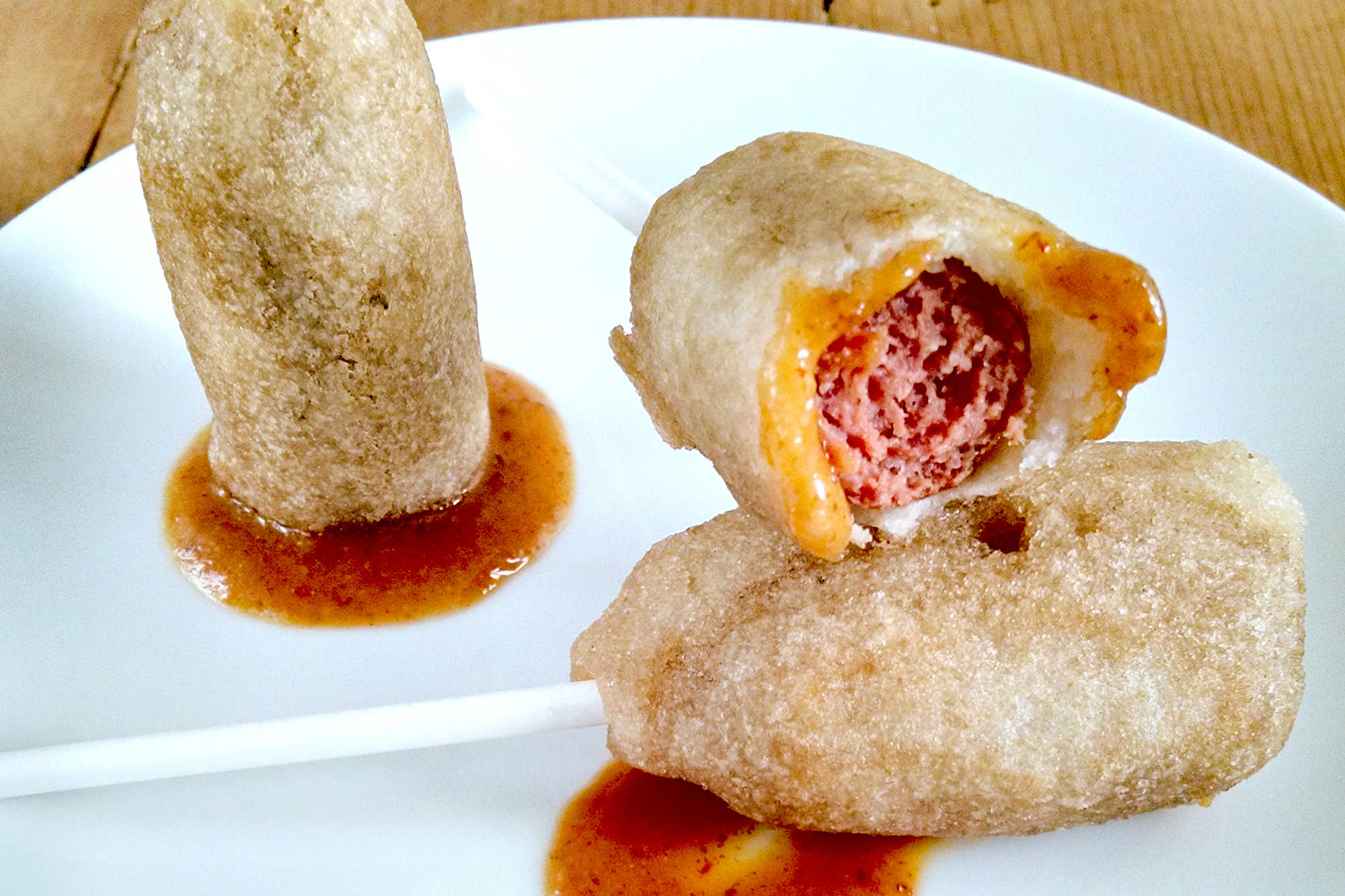 Arepas-wrapped baked corndog nuggets = fair food flavor without the fryer. π½π Crispy, tender, and made for dipping. #OurFamilyTable #BakedCorndogNuggets #HomemadeSnacks #KidFriendlyEats #EasyBakingRecipes #FingerFoodFavorites #corndogupgrade #bakednuggets #fingerfood #EasyBiteSizedTreats