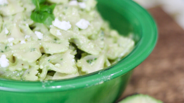 This Creamy Avocado Pasta is fresh, rich, and ready in just 20 minutes. Made with ripe avocados, garlic, basil, Parmesan, and lemon juice, it's the perfect easy weeknight dinner.