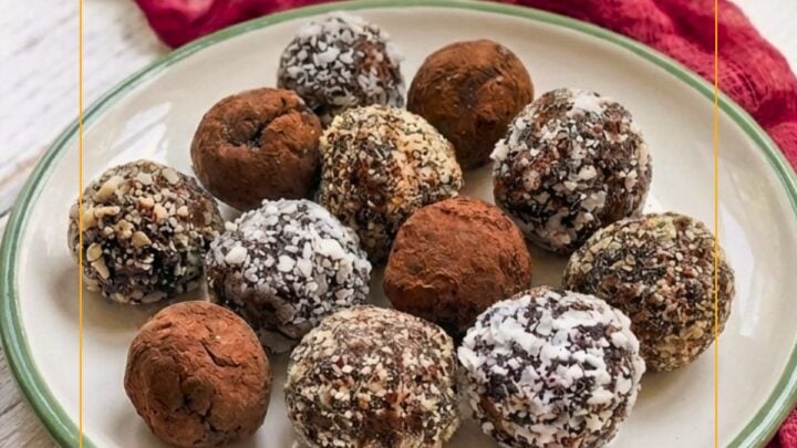 These Chocolate Hazelnut Truffles bring rich chocolate and hazelnut flavor without refined sugar for a sweet, but healthy treat.