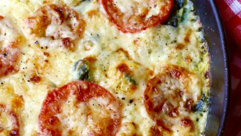 This Zucchini Tomato Gratin is one of my favorite summer dishes. It is really easy to make, and is a great way to use up all of your summer squash bounty.