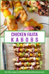 Fire up the grill for Chicken Fajita Kabobs loaded with juicy chicken, sweet peppers, onions, and bursty cherry tomatoes. Serve the smoky skewers with black bean and avocado salsa for a fresh, creamy, colorful Tex-Mex dinner that’s cookout ready and family approved. #ChickenFajitaKabobs #EasyGrillingRecipes #SummerDinner #ChickenKabobs #TexMexRecipes #AvocadoSalsa #FamilyMeals #OurFamilyTable