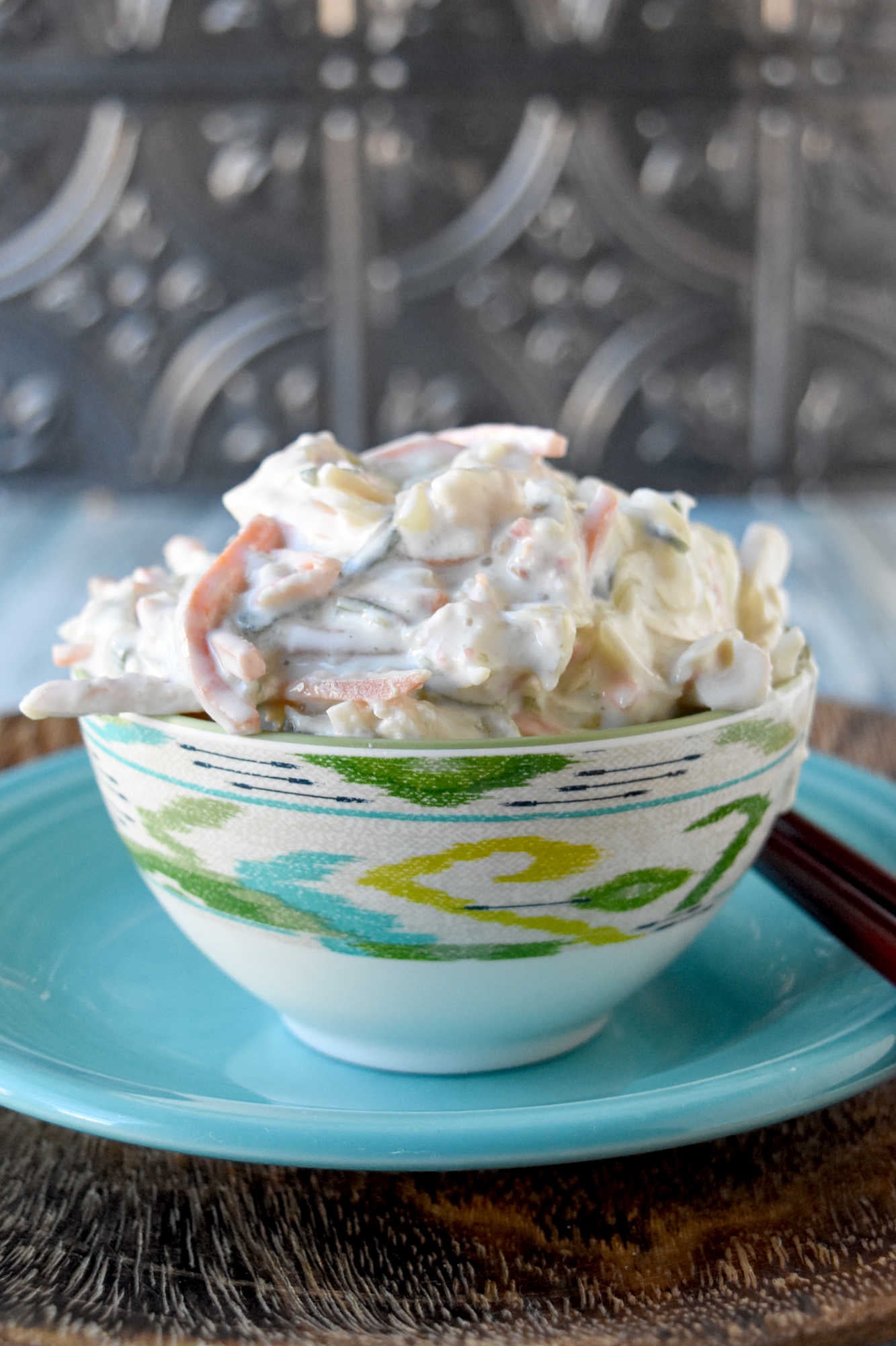 Cool, creamy, crunchy, and ready for sushi night at home. This Japanese kani salad uses imitation crab, crisp veggies, sesame, and spicy mayo dressing.  #kanisalad #japaneserecipe #sushinightathome #imitationcrab #seafoodsalad #easyasianrecipes #crunchysalad #weeknightrecipes #foodblogger #homemadejapanesefood