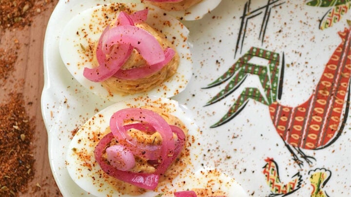 Image for Pickled Red Onion Southwestern Deviled Eggs