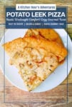 This rustic potato leek pizza uses thinly sliced russet potatoes, sweet leeks, garlic, mozzarella, and asiago on a store‑bought crust. A cozy homemade pizza perfect for easy weeknight dinners, National Potato Day, or anyone craving a unique potato pizza recipe with simple ingredients. #pizza #leek #potatoleekrecipe #pizzarecipe #meatless #potatoleekpizza #homemadepizza #pizzaloversunite #vegetarianeats #foodfromthegarden #MashupRecipe #PizzaRevolution