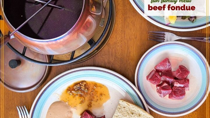 Beef Fondue is a fun throwback dish that is wonderful for a romantic dinner or slow family meal. Easy to prepare instructions.