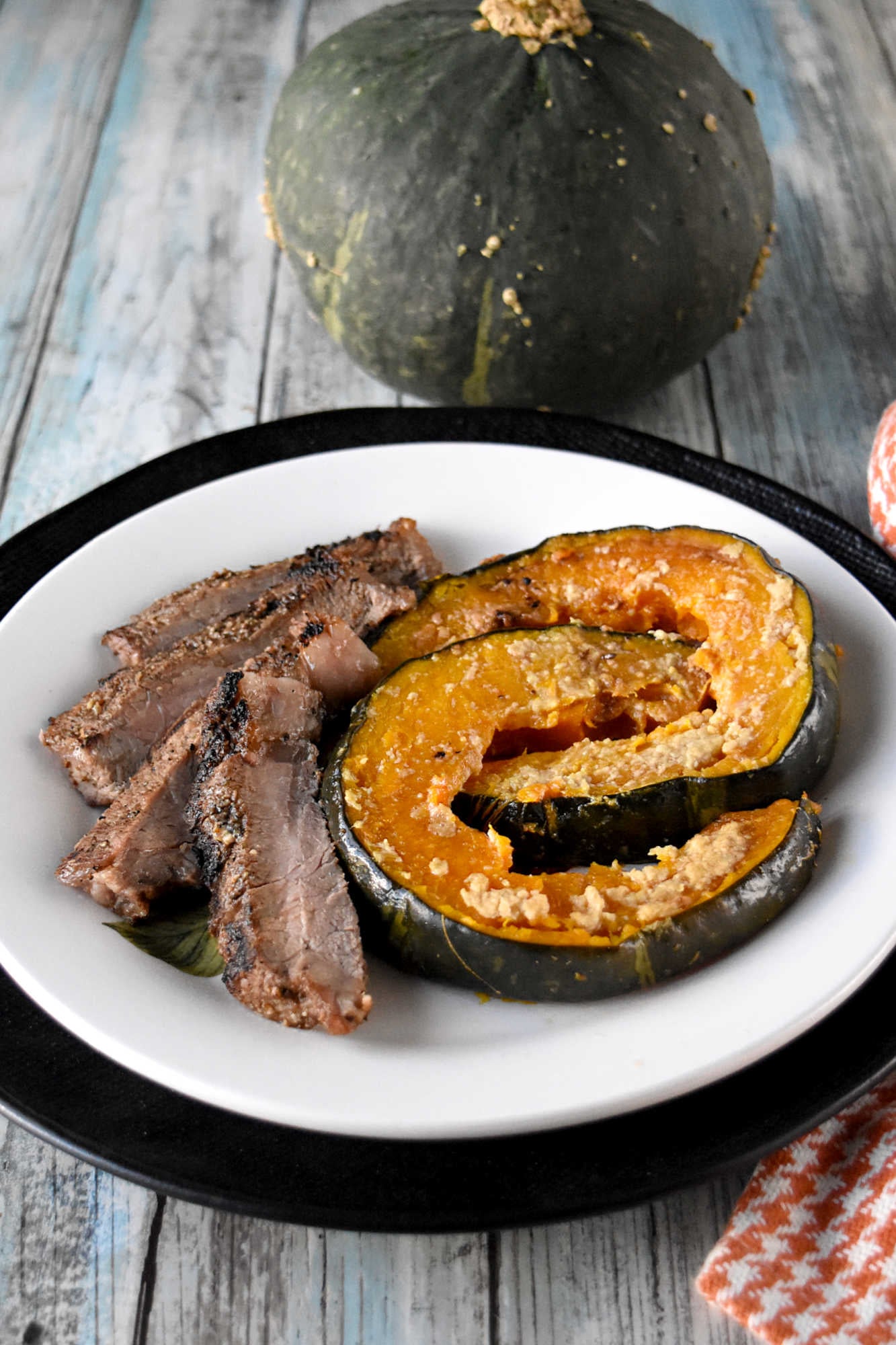 Easy Miso Butter Glazed Kabocha Squash is a cozy fall side dish with creamy Japanese pumpkin, caramelized edges, and a rich savory-sweet miso glaze. #KabochaSquash #MisoButter #RoastedSquash #FallRecipes #ThanksgivingSideDish #VegetarianRecipes #JapaneseInspired #EasySideDish #FallFlavors #AutumnFood