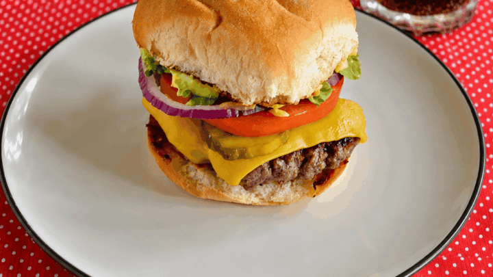Have you ever been to Smashburger? Then you'll want to try this Copycat Smashburger recipe with creamy mustard sauce and plenty of toppings!