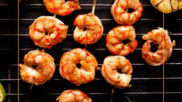 Tequila Grilled Shrimp Skewers feature tequila, lime, garlic and spices then a quick grill to give shrimp big flavor without extra fuss.