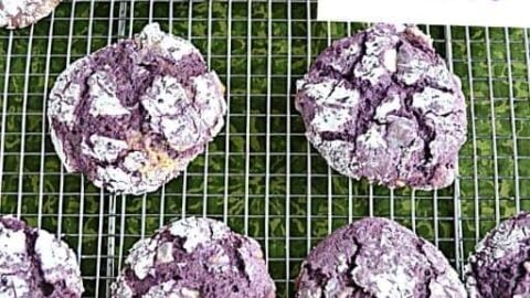Soft, dreamy, and perfectly purple these ube cookies are light, fluffy, and melt in your mouth. They are delicious with that sweet, nutty ube flavor in every bite.